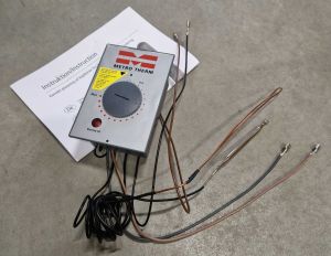 Thermostaat 88°, overtemp. Zekering en lamp in elektriciteitskast. Vanaf -97
