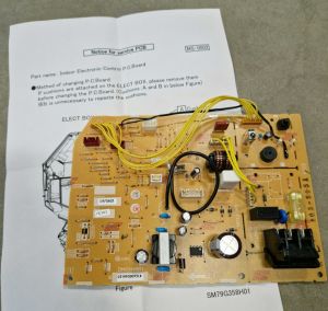 Printplaat binneneenheid voor Mitsubishi MSZ-HR25VF-E2