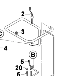 Schraderventiel u-buis 922Bx3