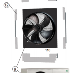 Ventilator voor CTC Ecoair 110
