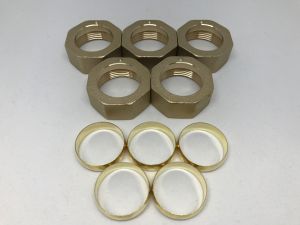 5-pack moer en klemring Conex 28