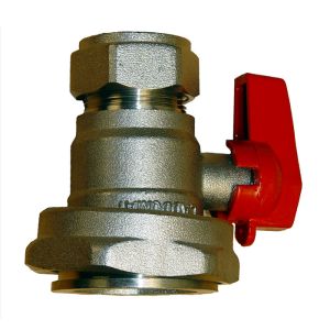 Kogelkraan R40-Cu22 met hendel