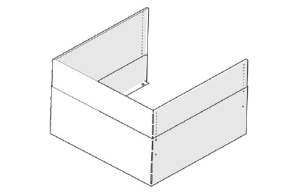 Bovenkast voor Comfortzone CE 236-250cm