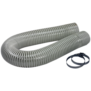 Pelletslang ¤70 1 m, compleet met klemmen