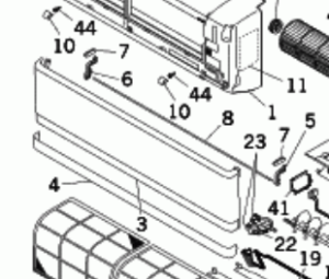 Frontpaneeleenheid / Paneelmontage RKY435A004F